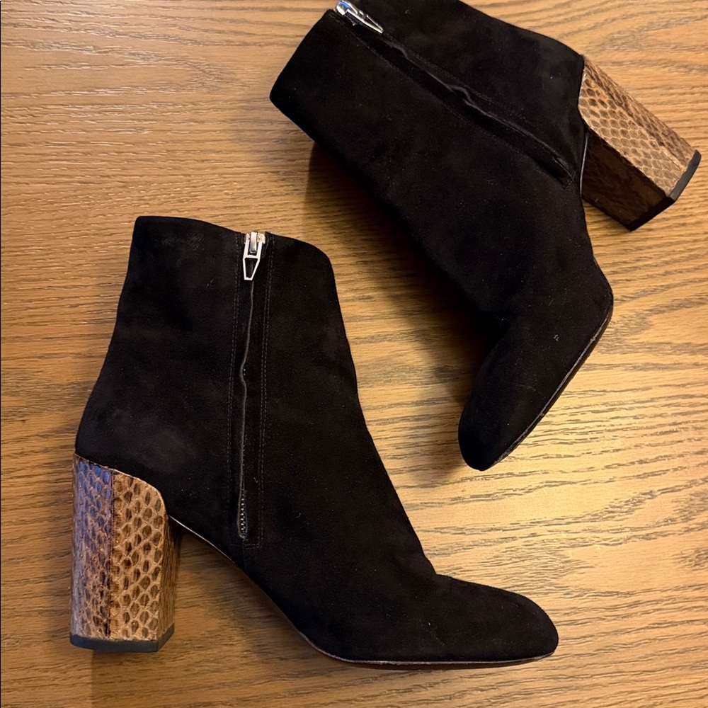 Alexander Wang Ankle Boots Size 39 Black Snakeskin
